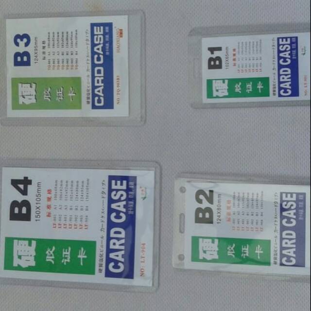 

Card case nametage panitia kaku tebal mulus