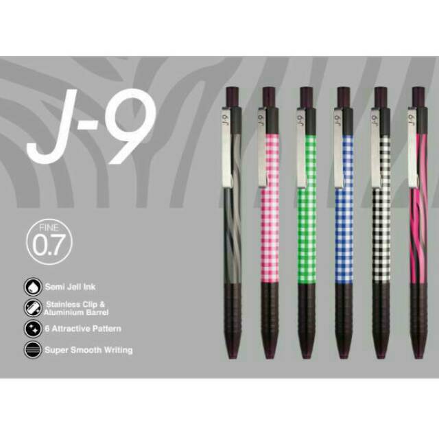 

Pulpen Alumunium Zebra J9 series