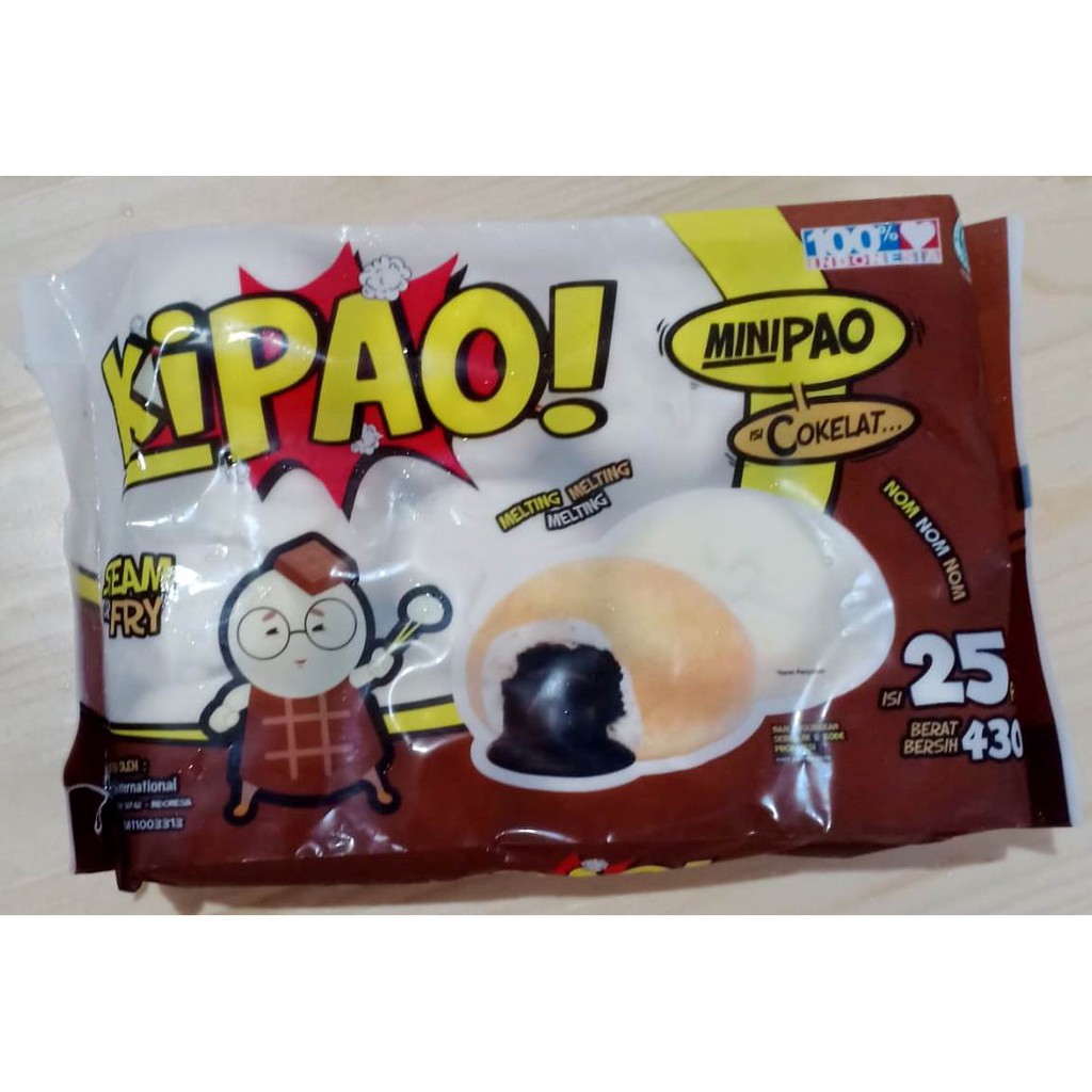 

Kipao Mini bapao coklat