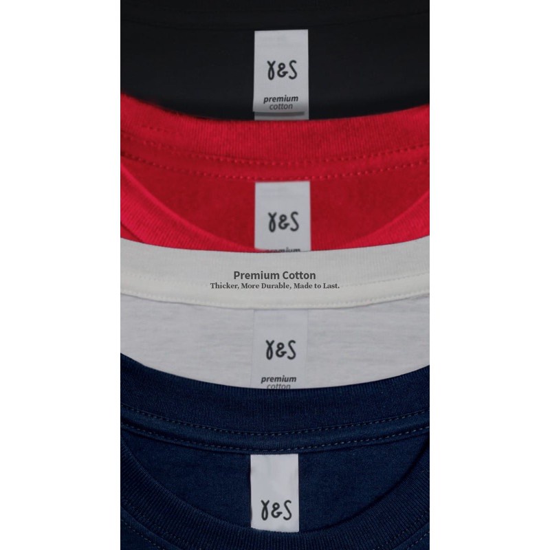 YARN &amp; SPINDLE Kaos Polos Premium Cotton 24 s