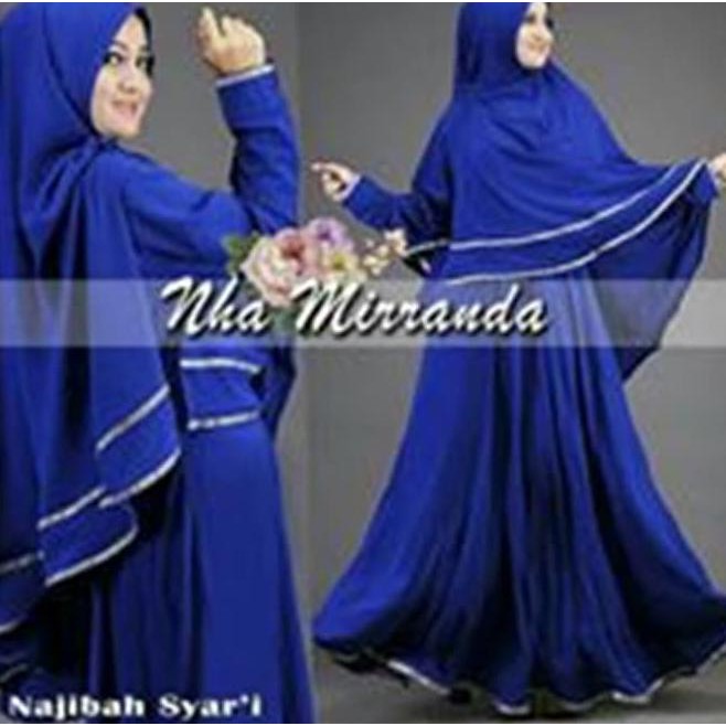 READY GAMIS !! GAMIS NAJIBAH SYARI  JERSEY BUSUI FIT TO L BESAR BERGO NO PAD TERJAMIN BERKUALITAS