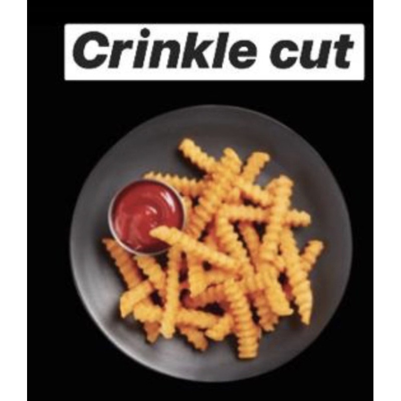 

kentang crinkle cut