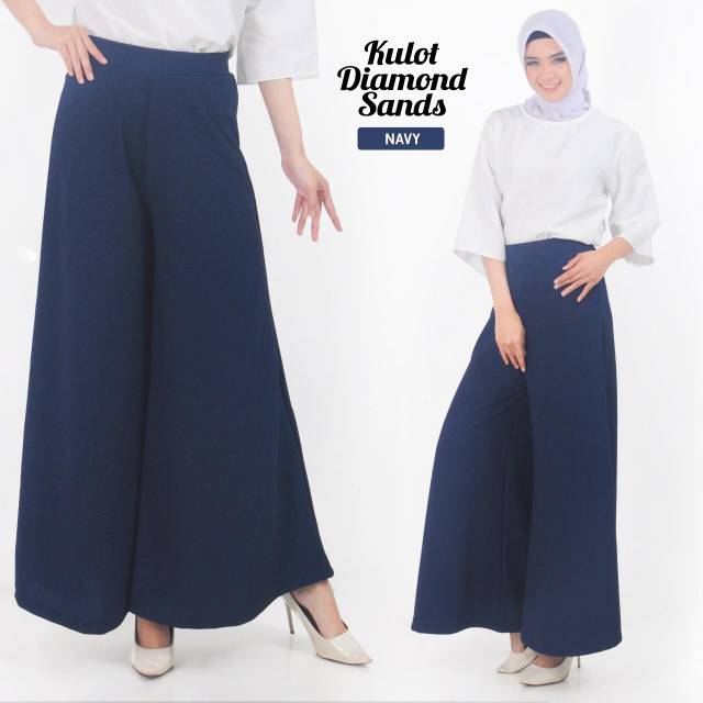 Kulot wanita / Kulot wanita terbaru panjang FIDELIS Moscrepe Glitter Tebal-1