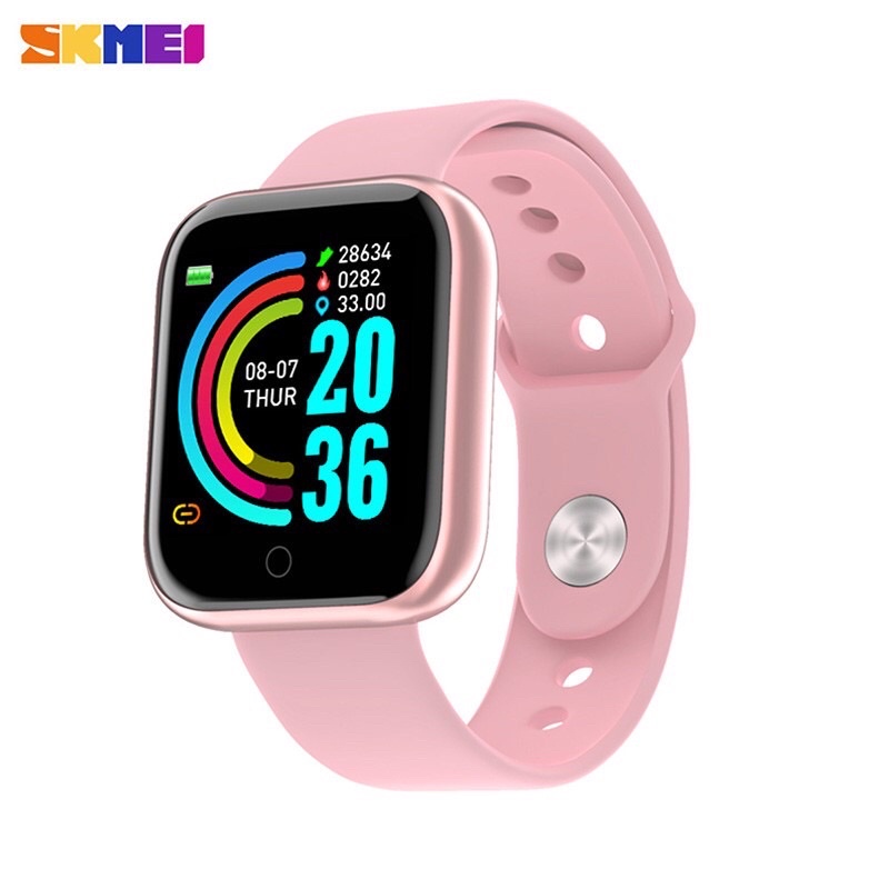 SKMEI Y68 Jam Tangan Pria Wanita Digital Smartwatch Bluetooth