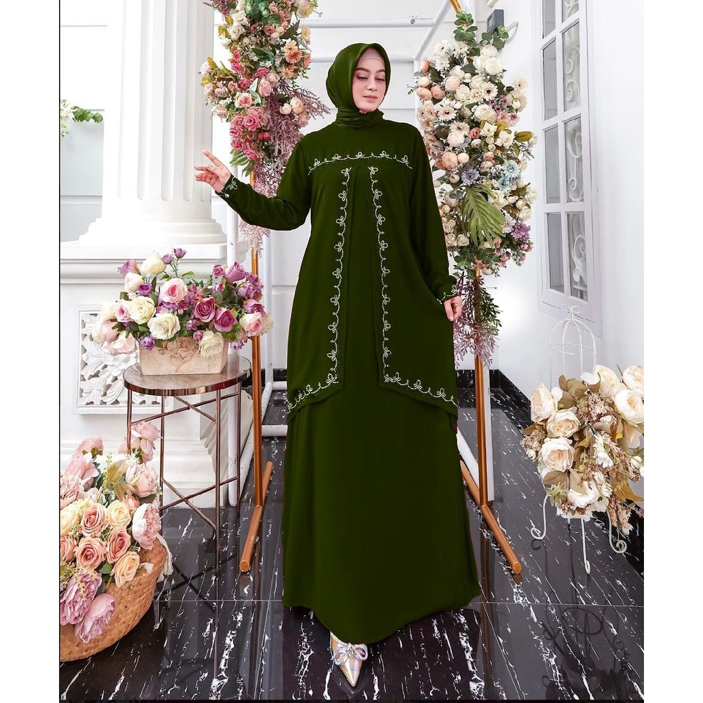 HOPYLOVY - Maxi Dress Gamis Wanita Terbaru Aludra