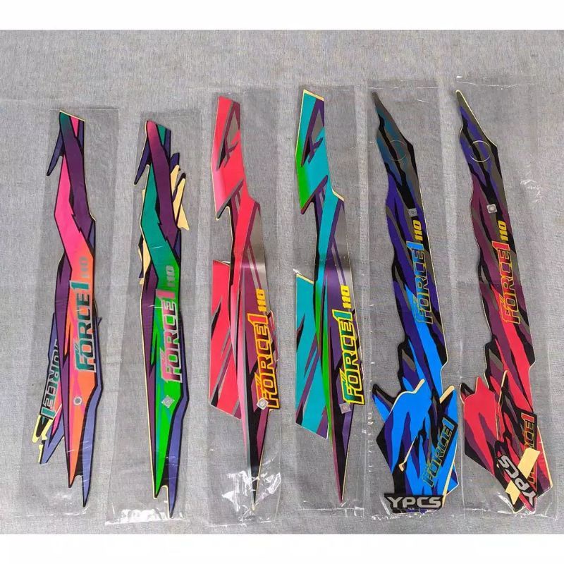 COD STRIPING MOTOR YAMAHA FORCE 1 1993 1995