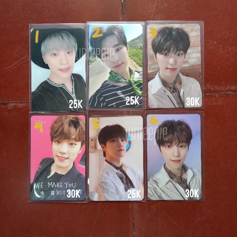 SEVENTEEN PHOTOCARD DINO HMV HENGGERAE WE MAKE YOU SYNNARA CHINA
