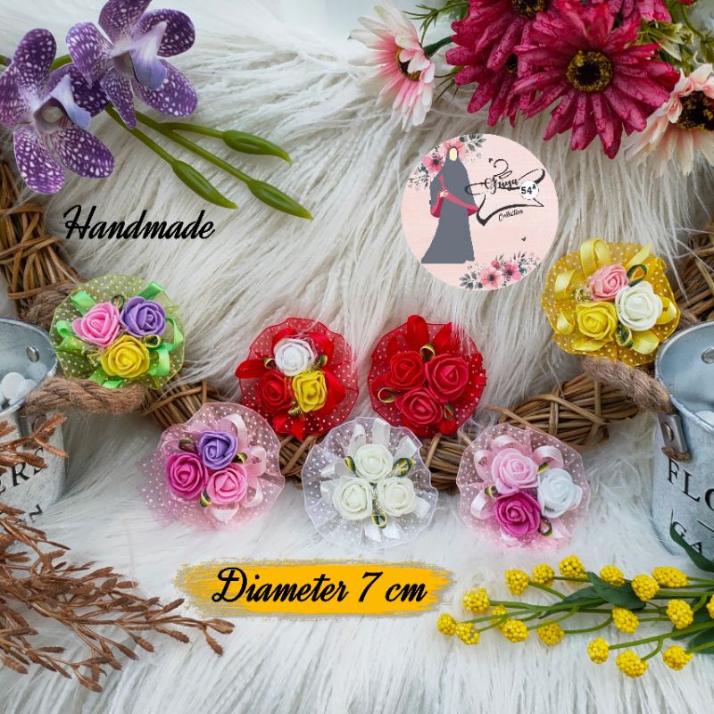 BROS JILBAB BROS  BUNGA KAIN KEKINIAN TERBARU