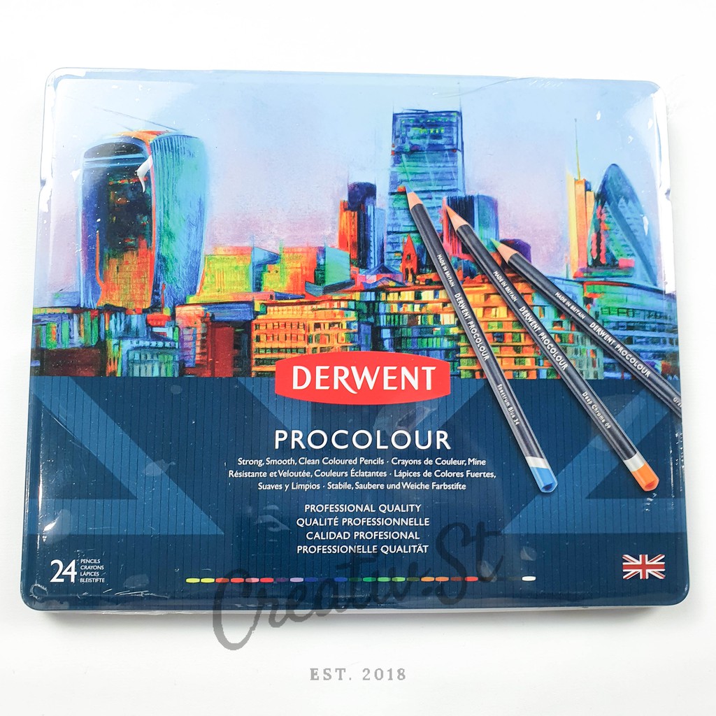 

Derwent Procolor 24 Tin Case Color Pencil