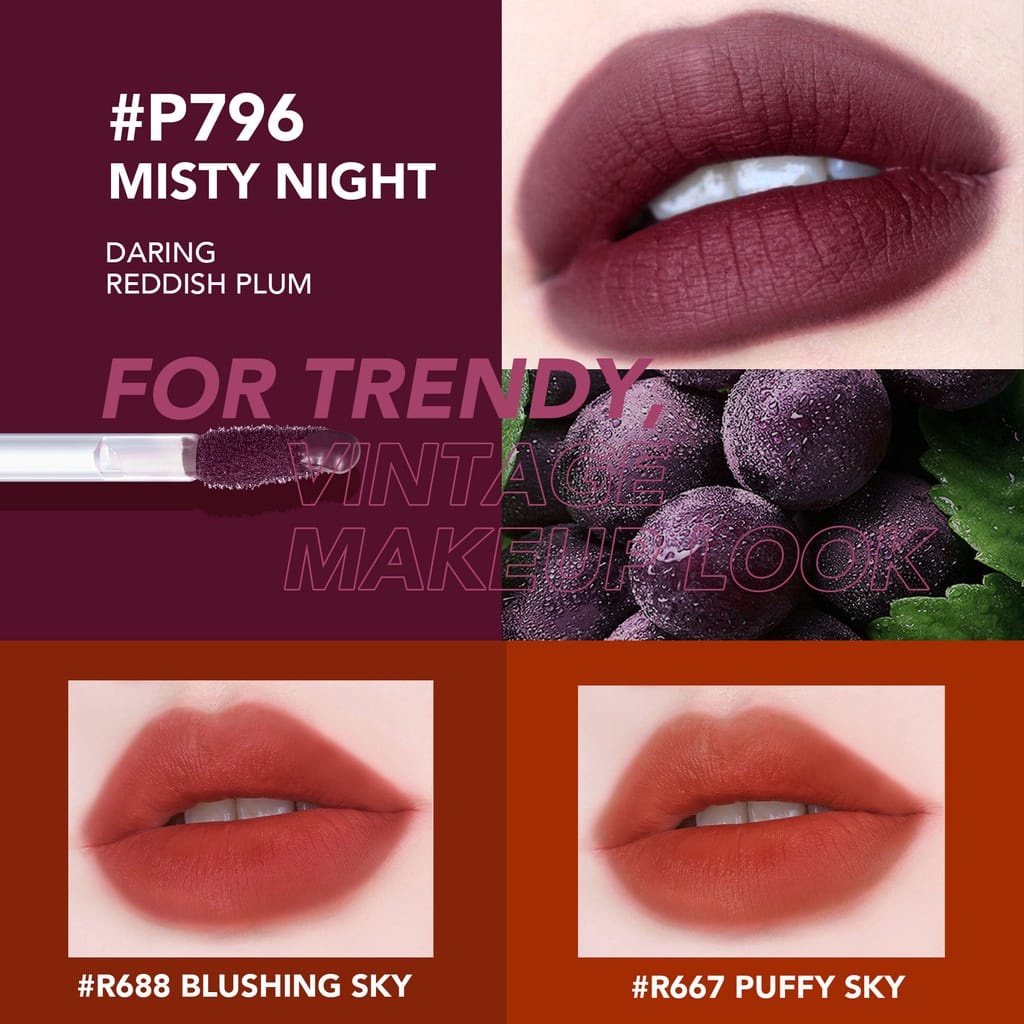 ✿ELYSABETHME✿ Y.O.U Cloud Touch Fixing Liptint | Soft Velvet Finish Lip Stain | Korean style ombre