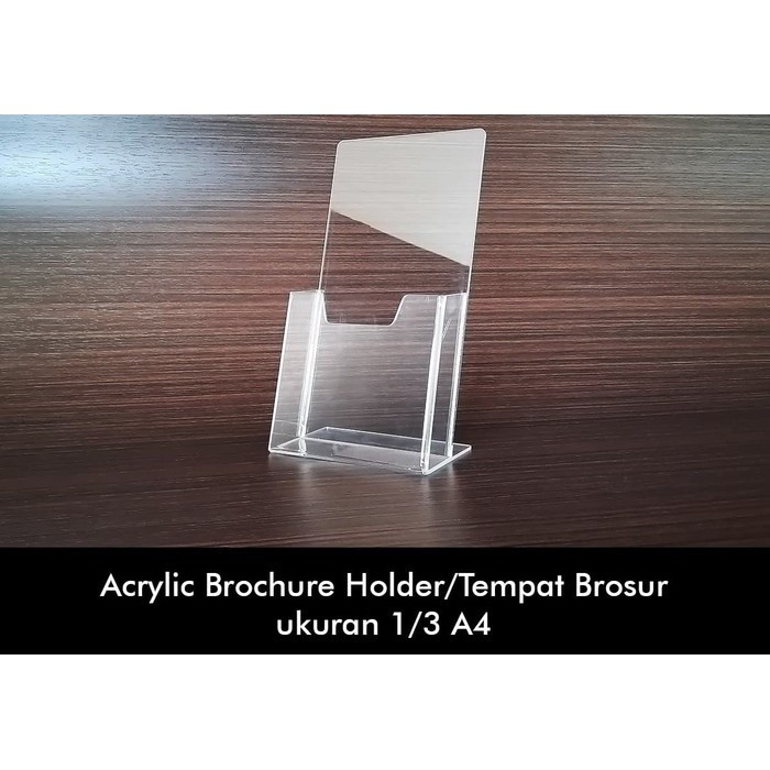 

Tempat Brosur Akrilik A6/Brochure Holder