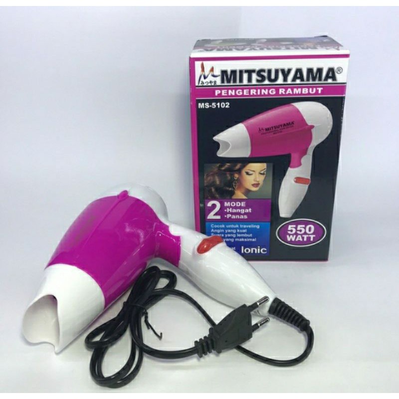 

pengering rambut mini mitsuyama ms 5102