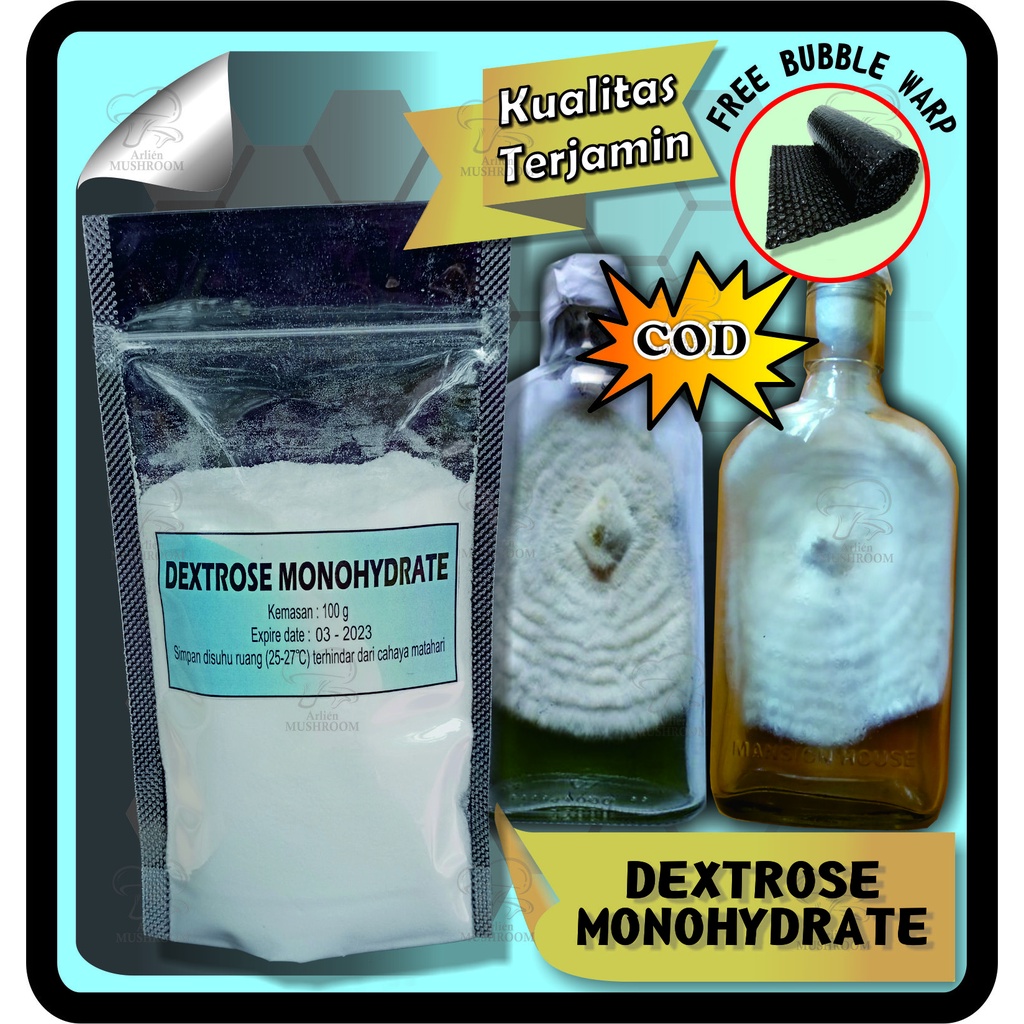 Dextrose Monohydrate Untuk PDA Bibit Jamur F0 100g