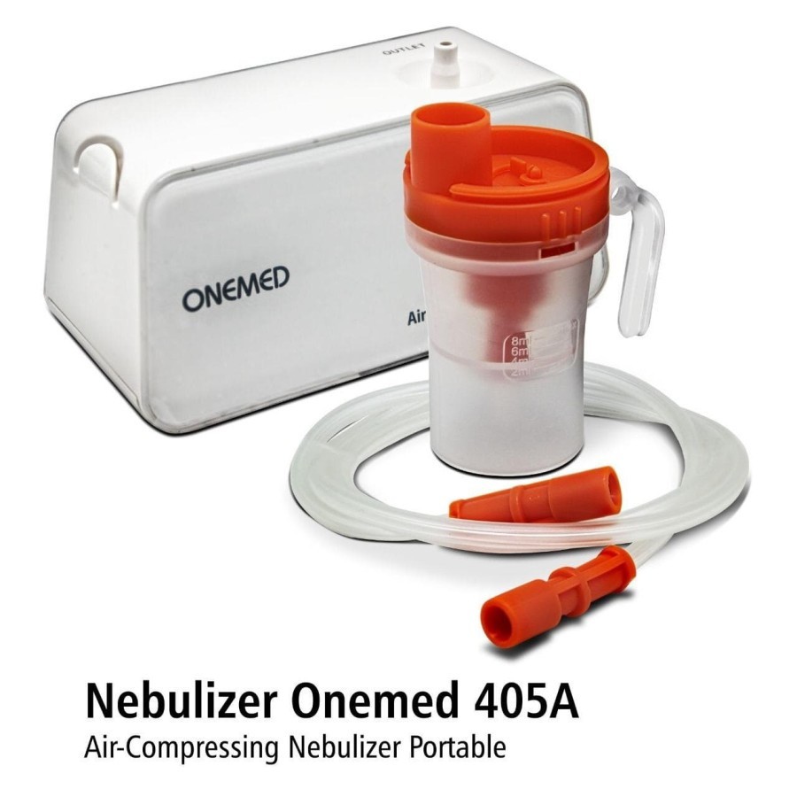 Nebulizer Onemed Compressor 405A Portable - Alat Uap Terapi Pernafasan