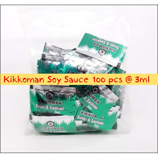 Jual Kikkoman Shoyu Sachet Soy Sauce Sachet isi 100 pcs Shopee