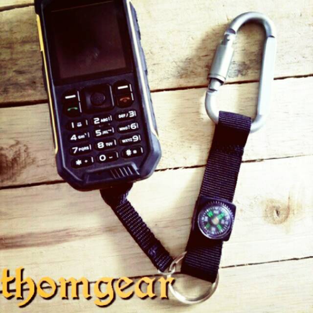 Gantungan Hp Outdoor Tas Dompet Carabiner Compas