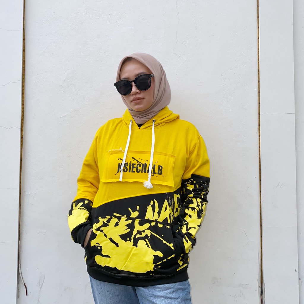 KSIECNABLE HOODIE HITAM-KUNING || HOODIE KEREN || HOODIE KOMBINASI #KSI