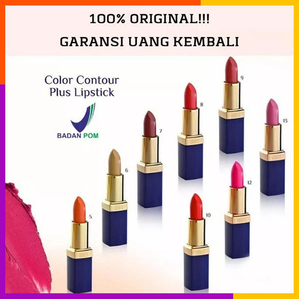 Inez Cosmetics Lipstick Berbagai Pilihan Warna  (New Case)