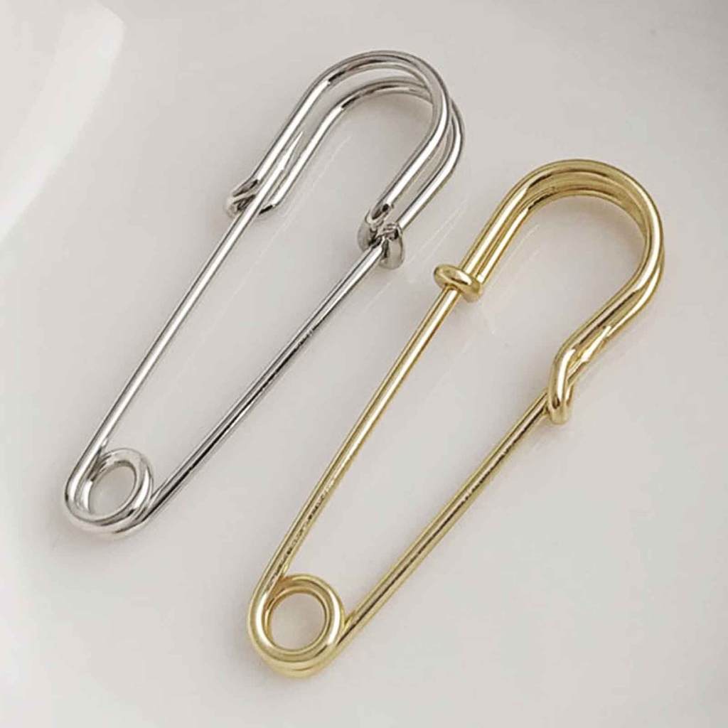 Hu Hu Hu Hu Hu Alat Bantu Pasang Kacamata♡ 1 Pasang Anting Stud Bentuk Pin Mini Bahan Alloy Gaya Punk Untuk Wanita