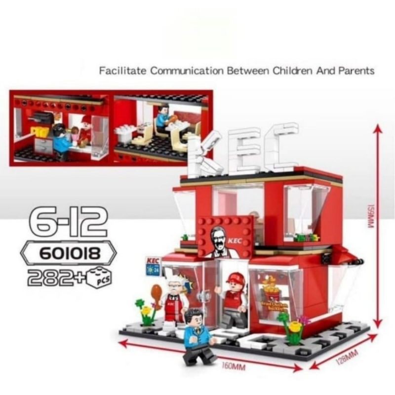Lego Block Gerai KFC Outlet 60101