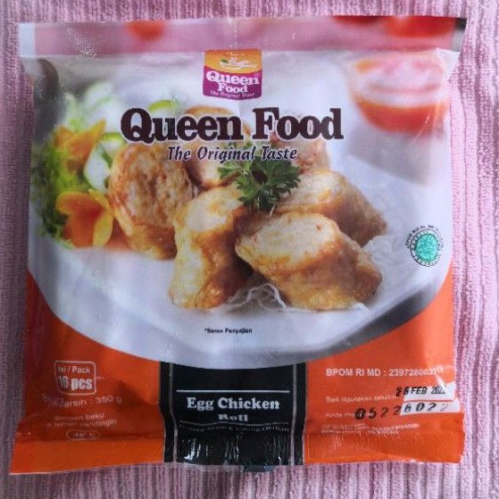

queen food egg chicken roll 350gr
