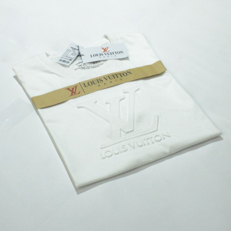 Baju kaos pria t-shirt pria original louis vuitton embos