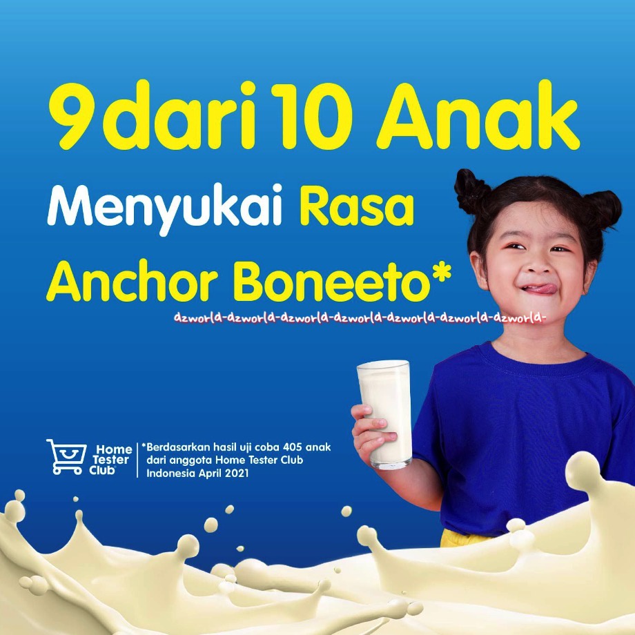 Boneeto Anchor 700gr Susu Boneto Vanila Bubuk Creamy Vanilla Yummy Choco Boneto Coklat Chocolate Ancor