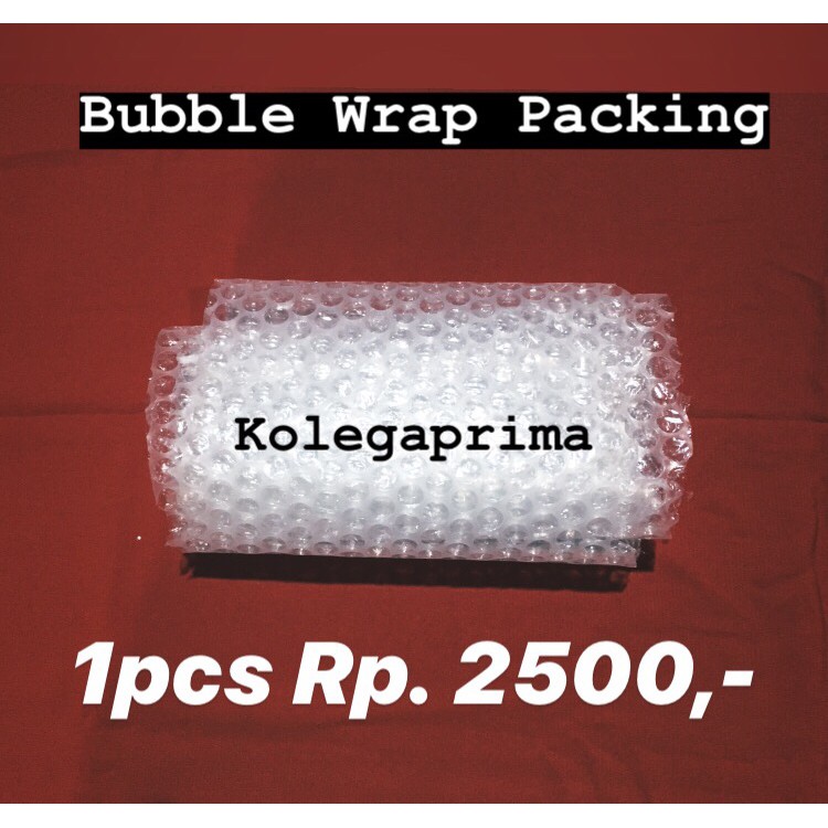 KEMASAN BUBBLE PACKAGING KOLEGAPRIMA (KHUSUS PESANAN)