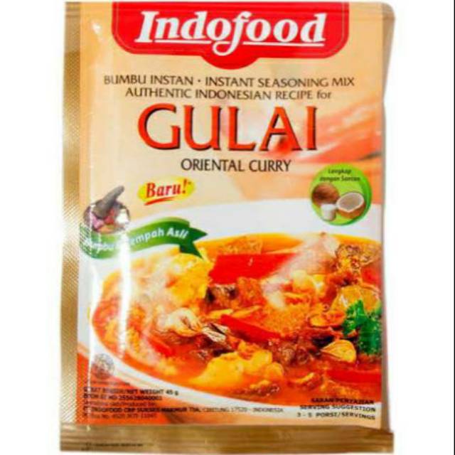 

Indofood Gulai bunbu instant