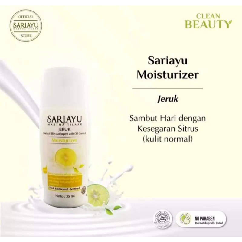 SARIAYU MOISTURIZER Mawar Sari ayu natural skin moisturizer Pelembab wajah Relaxing Aromatic