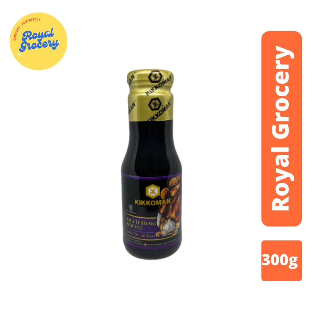 Jual Kikkoman Saus Garlic Teriyaki Sauce Halal 300g Shopee Indonesia