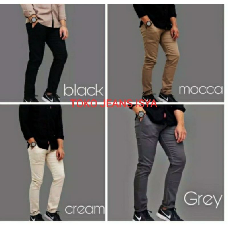 Celana Cheap Monday Chino Pria KERJAHARIAN Santai Casual Formal