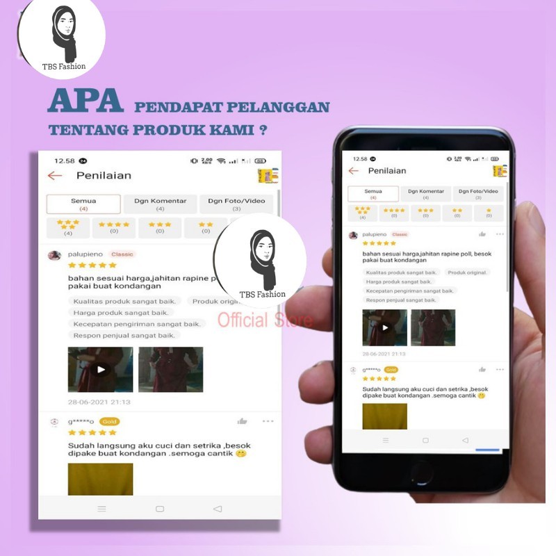 Baju Gamis Atasan Wanita Cewek Remaja Terbaru Bahan Moscrepe Adem Halus Model Modern Berkualitas Premium Quality Casual Acara Formal Kondangan Lebaran 2022 Bisa COD-8