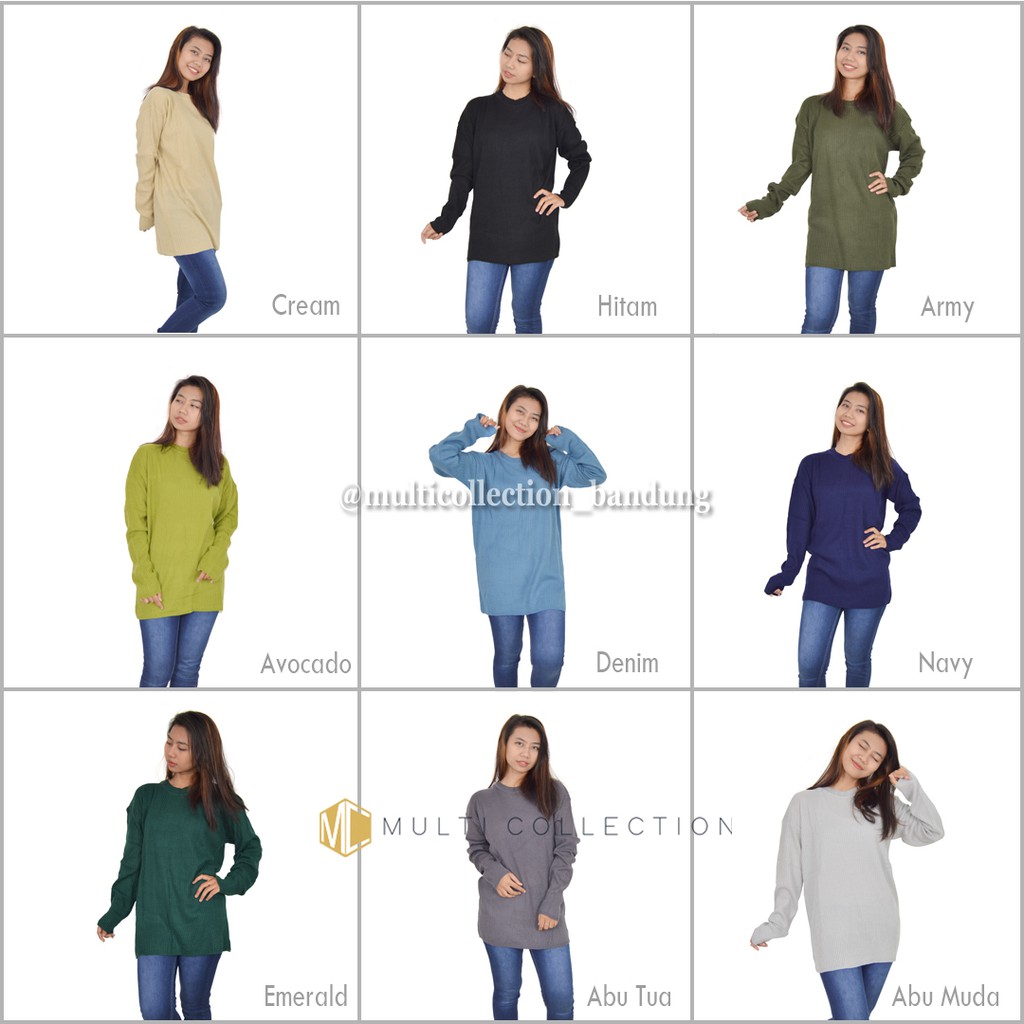 BOXY PREMIUM JUMBO MCRD / Baju Sweater / Rajut Jumbo / Sweater Over Size / Sweater Rajut Wanita-2