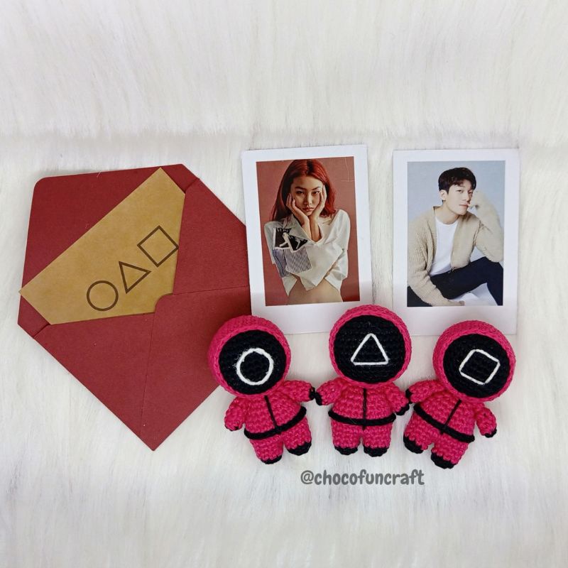 Amigurumi Squid Game Boneka Rajut Squid Game