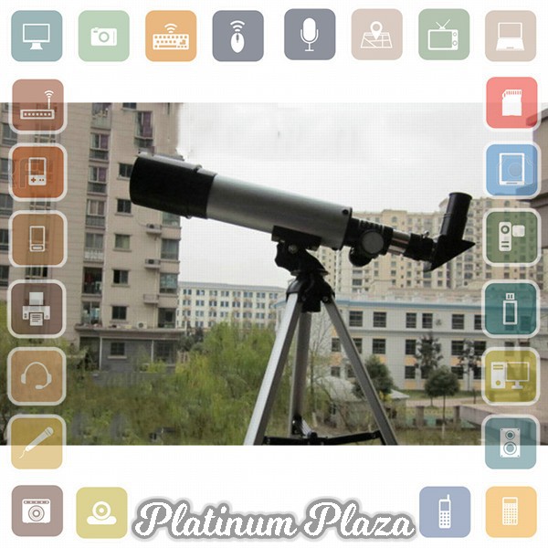 Nikula Teropong Bintang Space Astronomical Telescope Optical Glass &amp; Metal Tube 360/`TM2FMC-- F36050