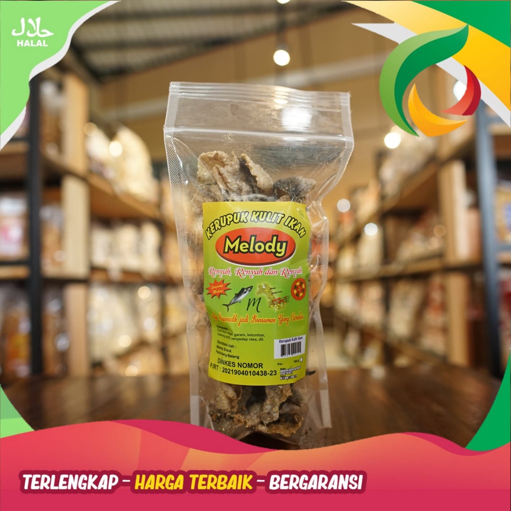 

KERUPUK KULIT IKAN MELODY KHAS BANGKA 100GR