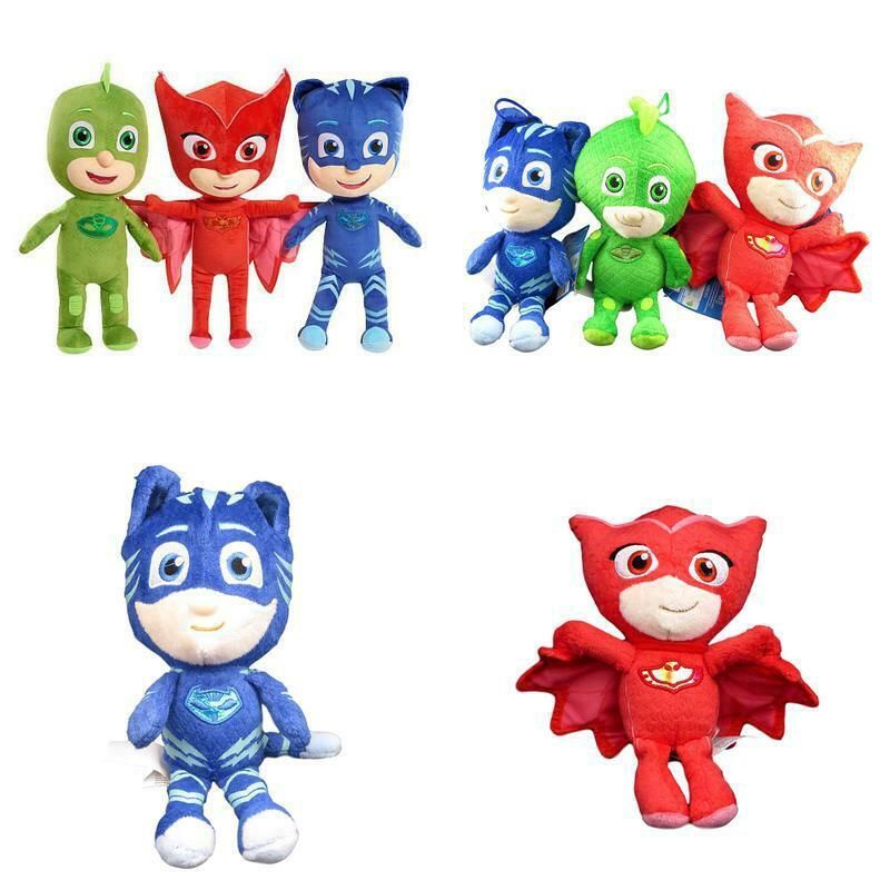 Boneka Plushie Plush Toy Mainan PJ Masks PJ Mask Catboy Gekko Owlette Romeo