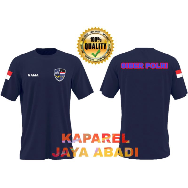 Kaos Siber Polri/Baju Siber Polri/Atasan Pria Wanita Siber Polri Terbaru Lengan Pendek Quality High