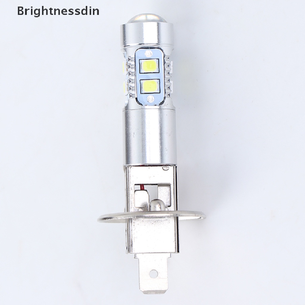 (Bright) 1 Pasang Bohlam Lampu Depan Mobil LED H1 Super Terang