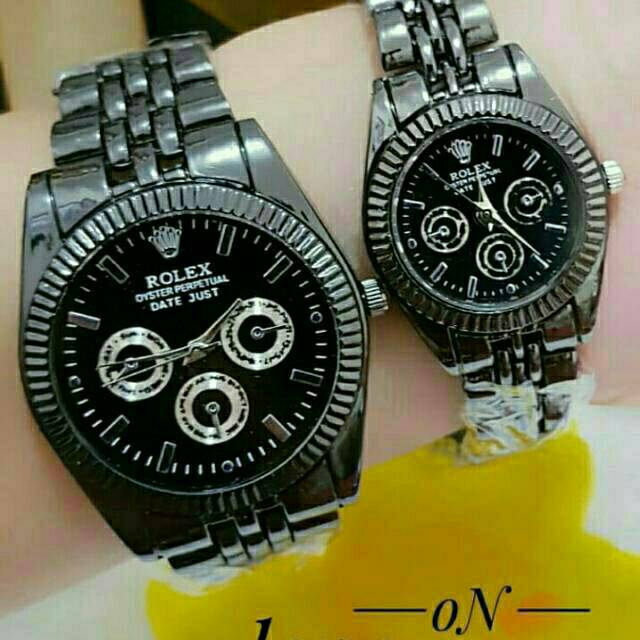 Rolex couple murah/jam tangan pria wanita