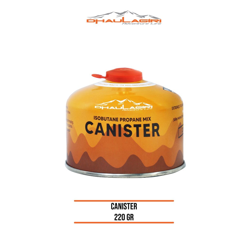 Tabung gas Canister Dhaulagiri  220g/Tabung gas kosong kanister - gas canister - tabung gas canister - tabung canister