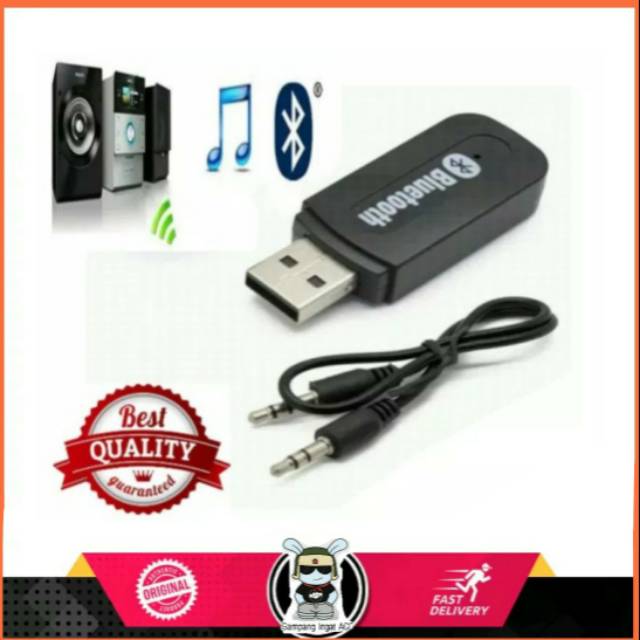 MURAH  Receiver Bluetooth Audio MP3 Sound Speaker Mobil Car hp Blutot Musik