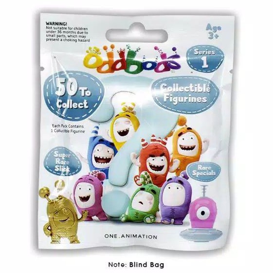 oddbods series 1 figure 50 per bag plus super rare dan rare specials