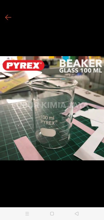 Beaker Glass 100 Ml Pyrex