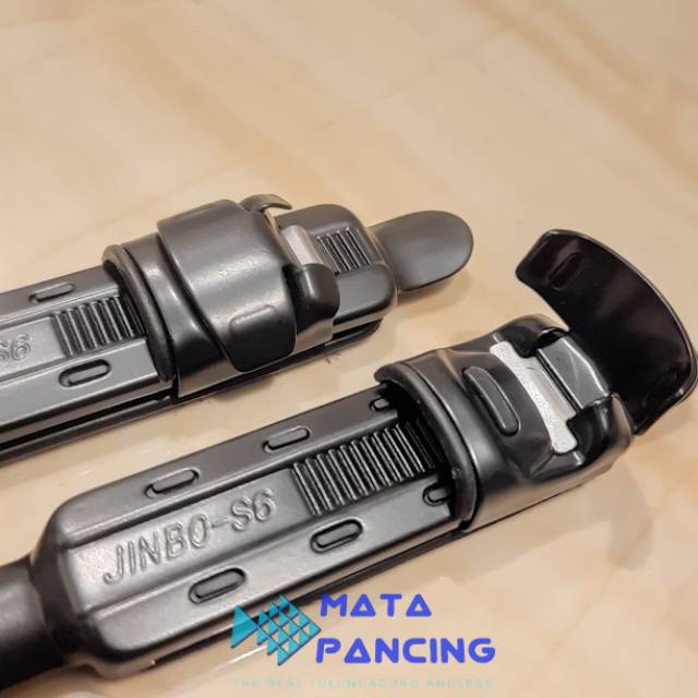 Reel seat jinbo stainless S6 dan S7 untuk custom joran tegek