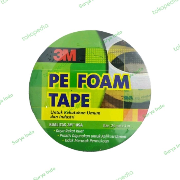

Jual 3M Double Tape Pe Foam Tape 24Mm X 4M High Quality Limited