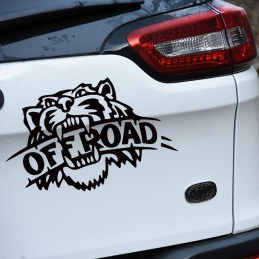 Cutting Sticker Off Road Macan Stiker Mobil Aksesoris