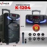 Speaker Metting Portable Advance K 1204 speaker Active amprli free bluetooth