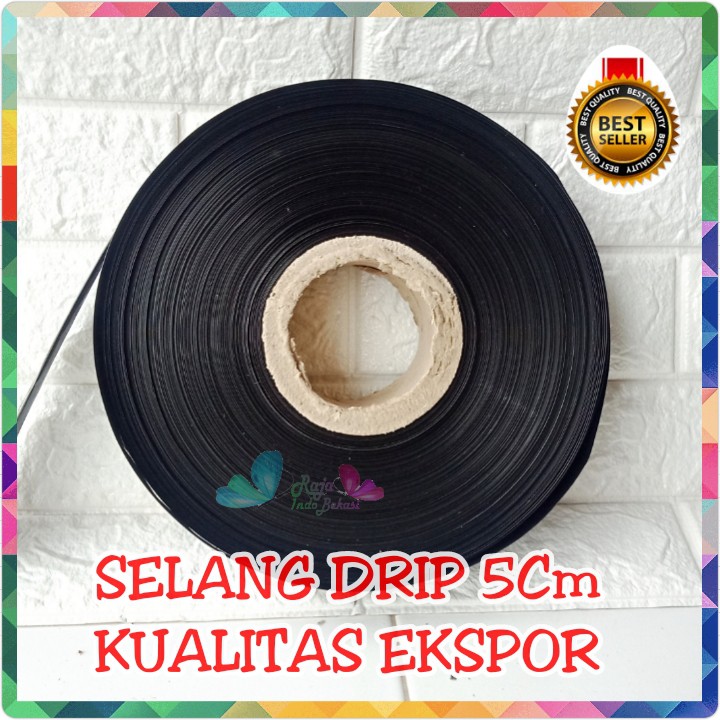 1 Rol Selang Drip 5 Mm X 10 Micron X 250 Meter Kualitas Bagus Ekport - Selang Plastik Drip 5MM